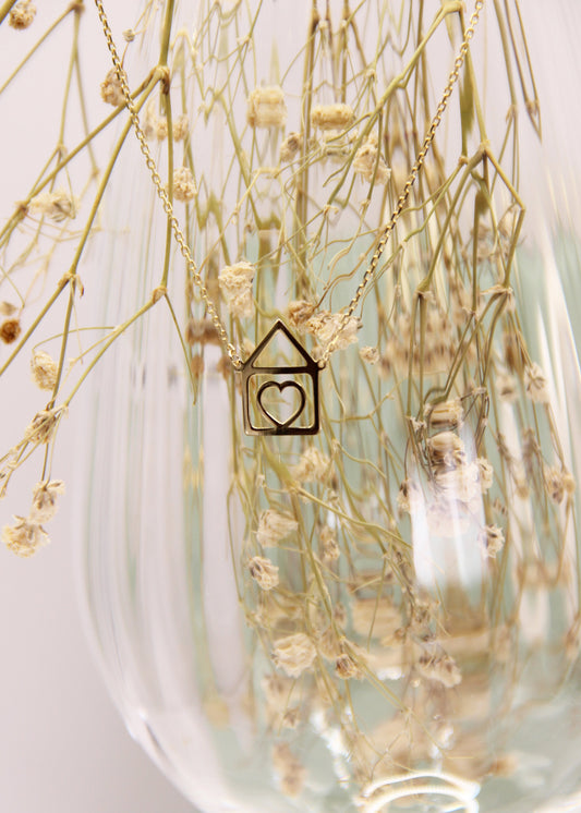 Collana Casetta oro 9kt