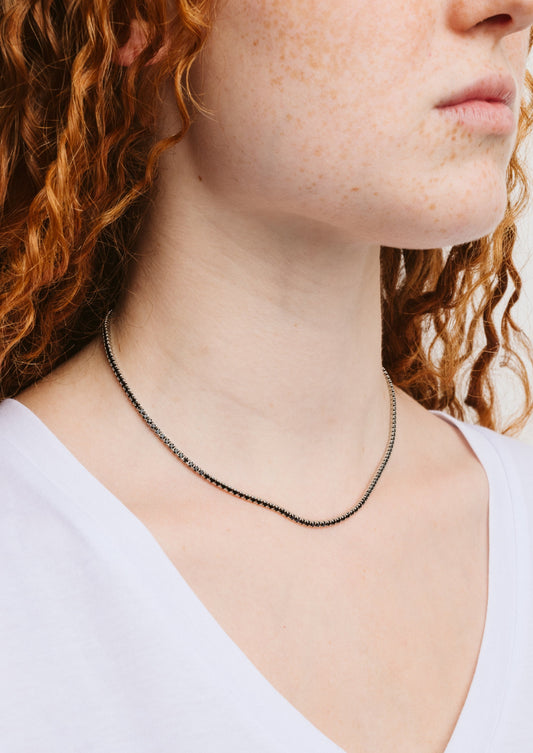 Collana argento tennis