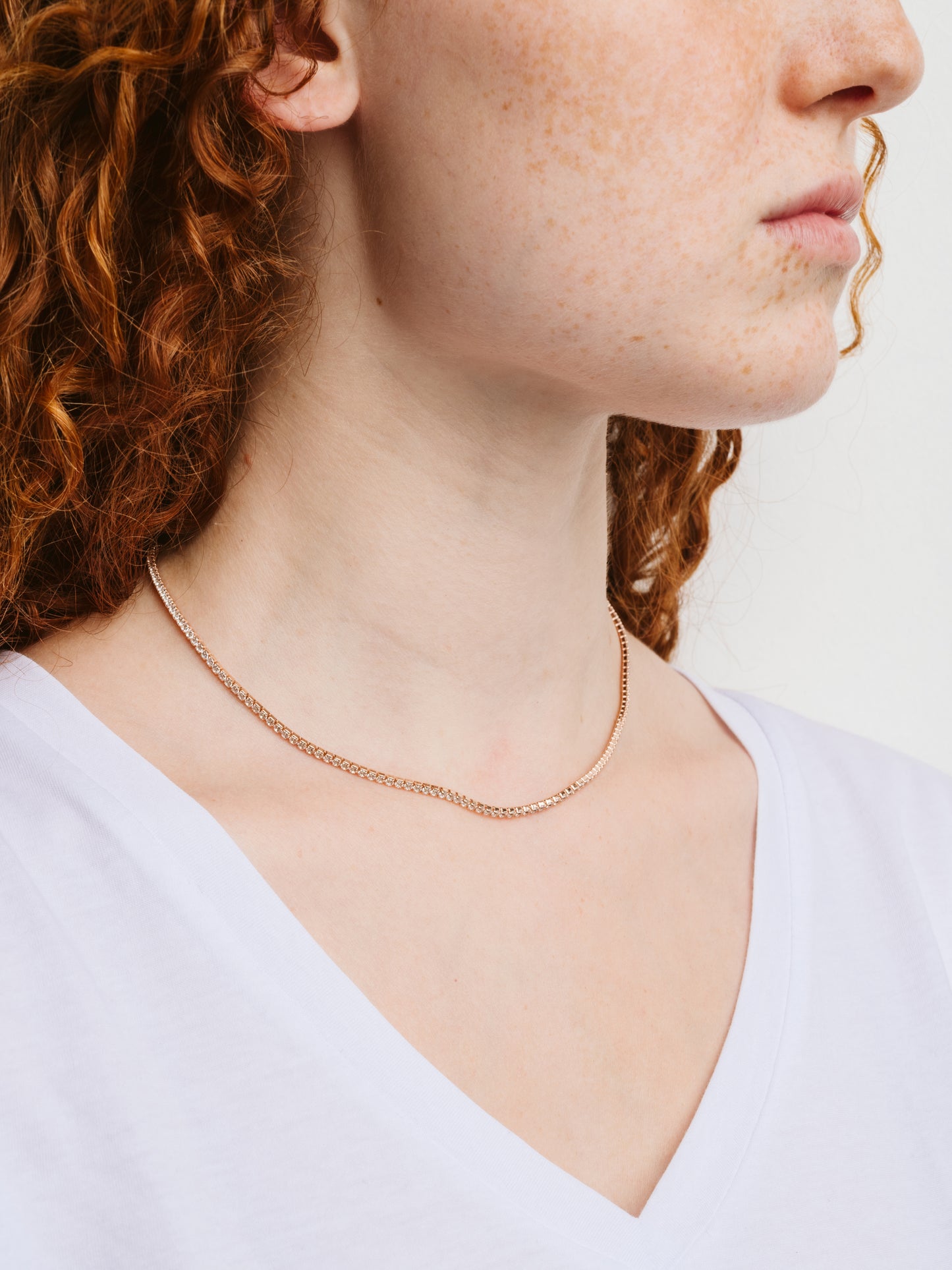 Collana argento tennis