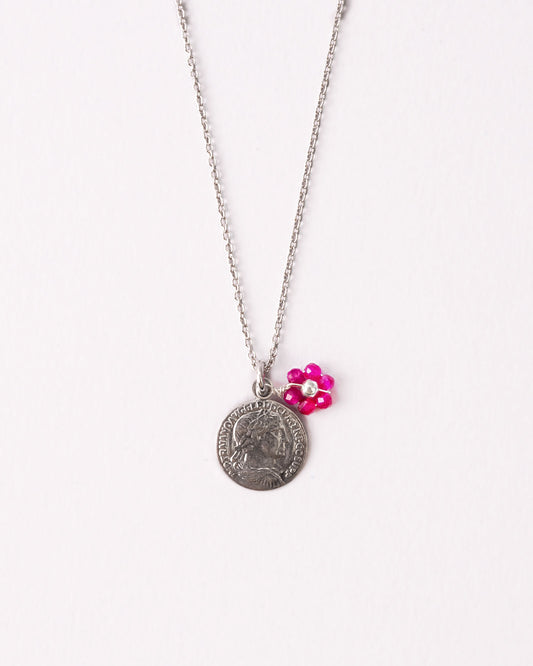 Collana Denario Argento