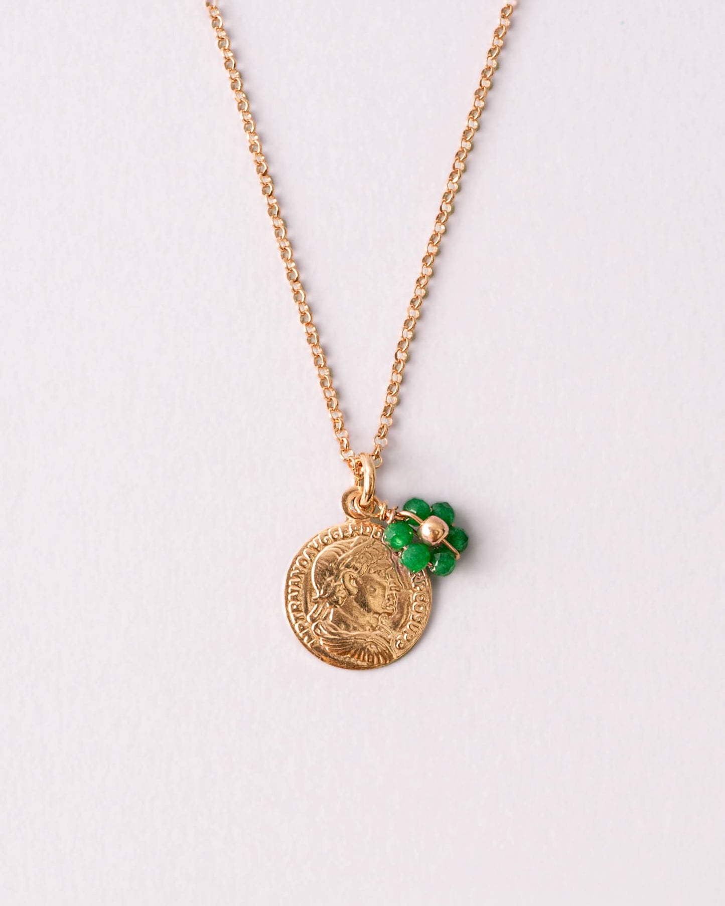 Collana Denario Argento placcato oro