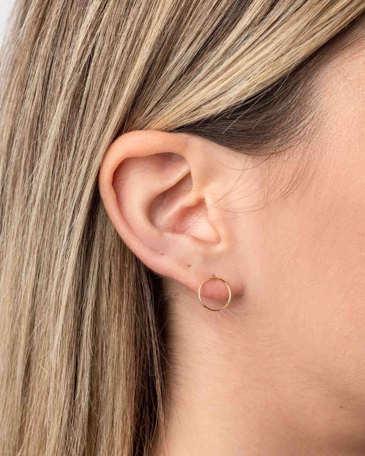Hollow Hoop Earring