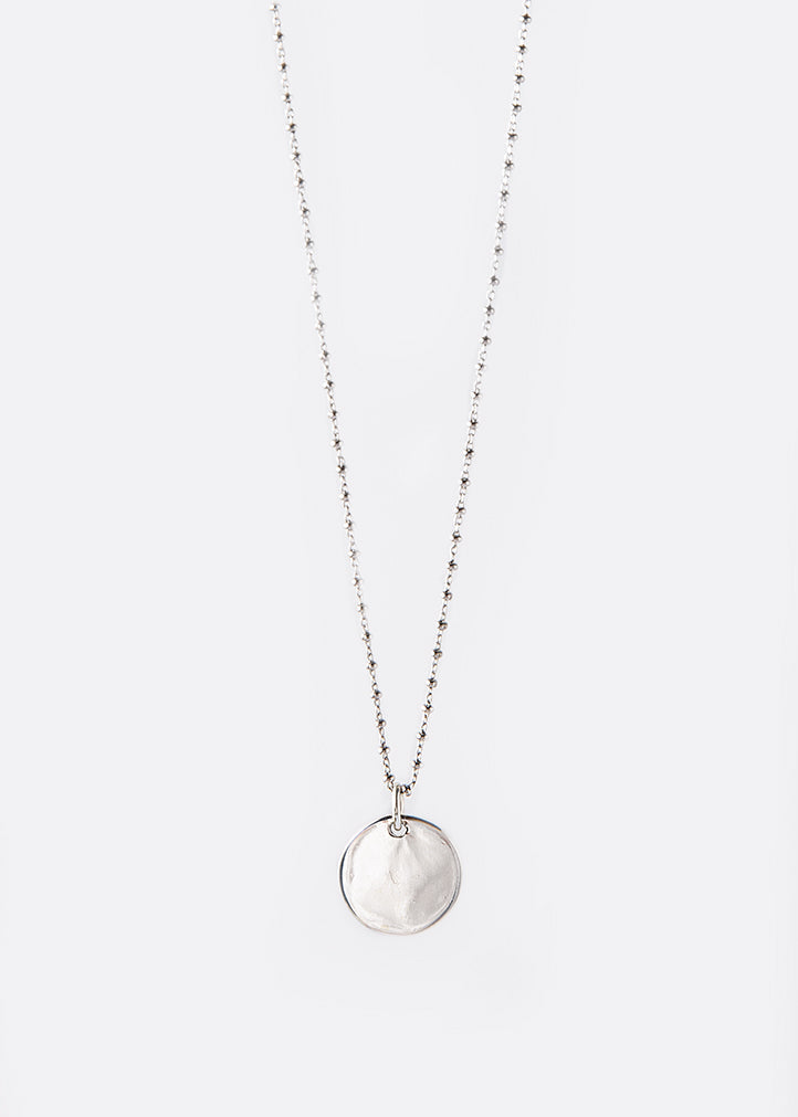 Collana medaglia con incisione