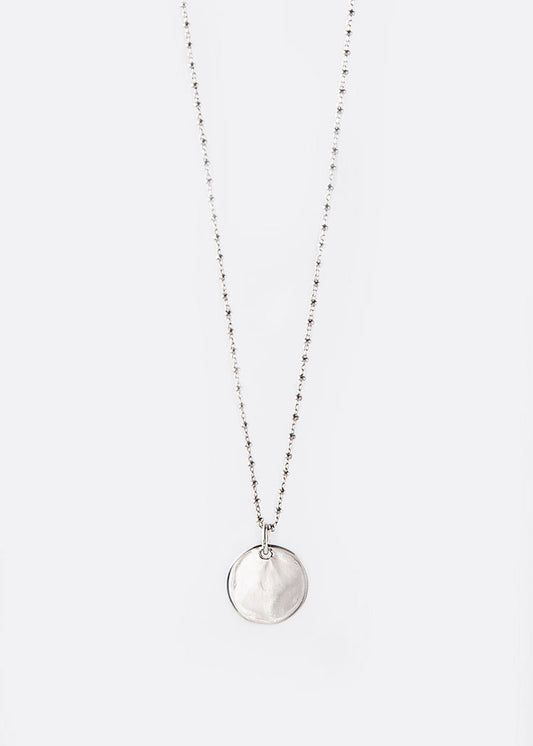 Collana medaglia con incisione