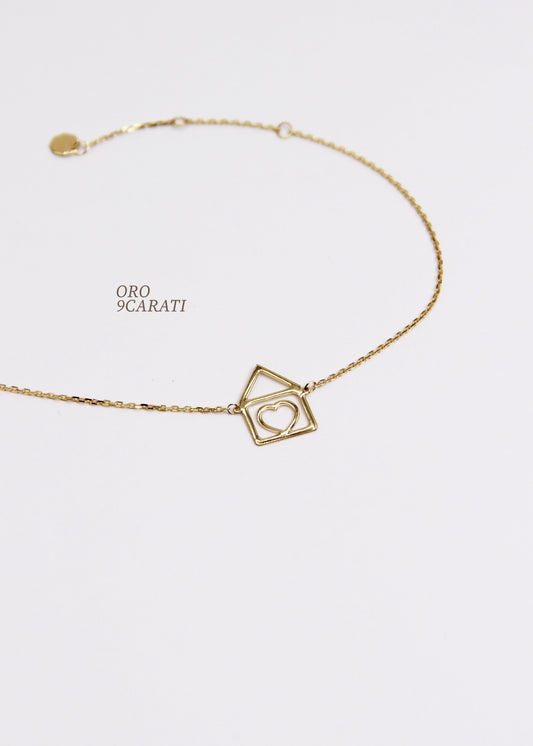 Bracciale Casetta oro 9kt