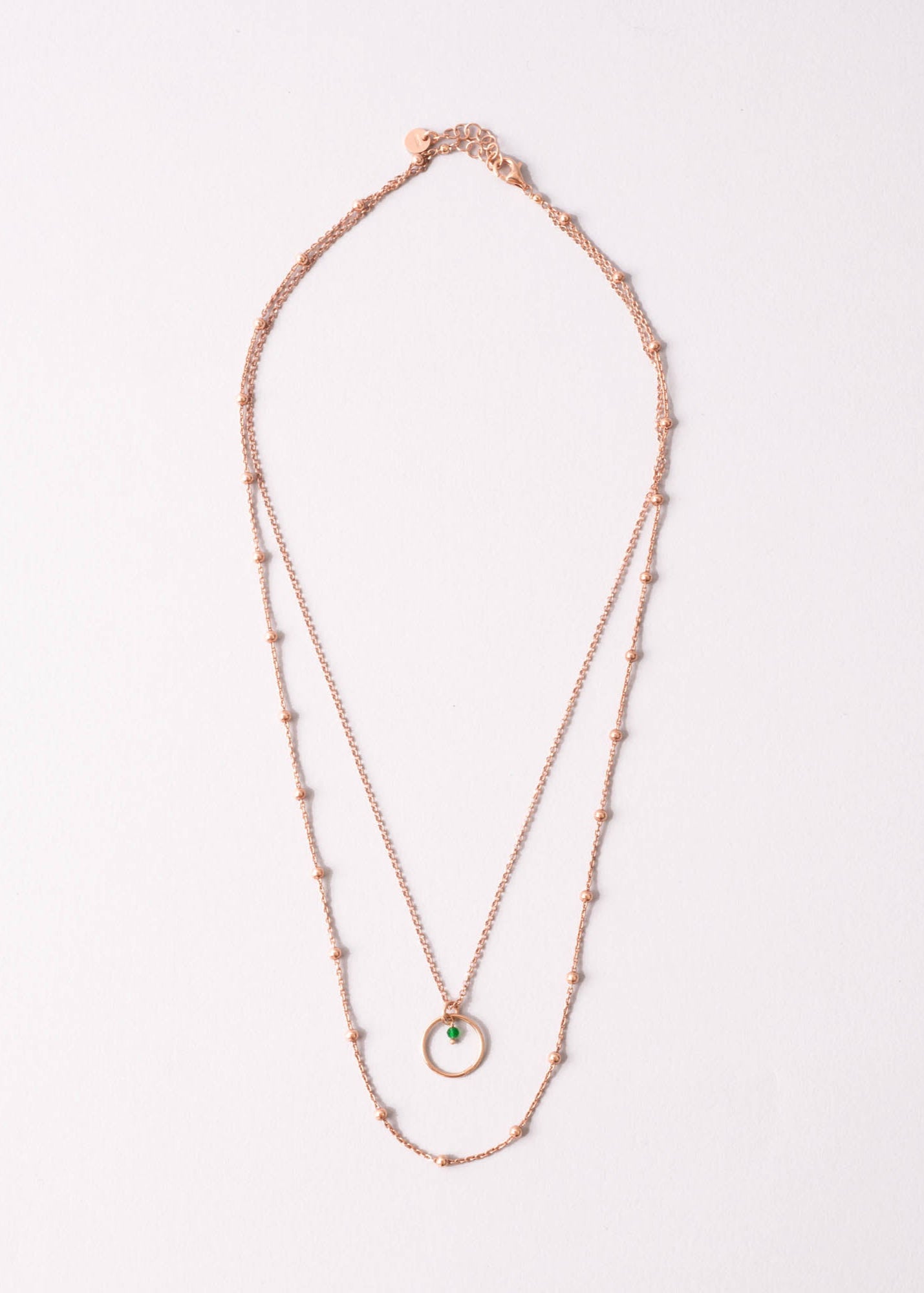 Collana Saturno Argento 925 e pietra dura