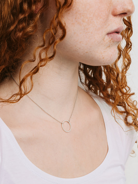 Collana cerchio Torchon