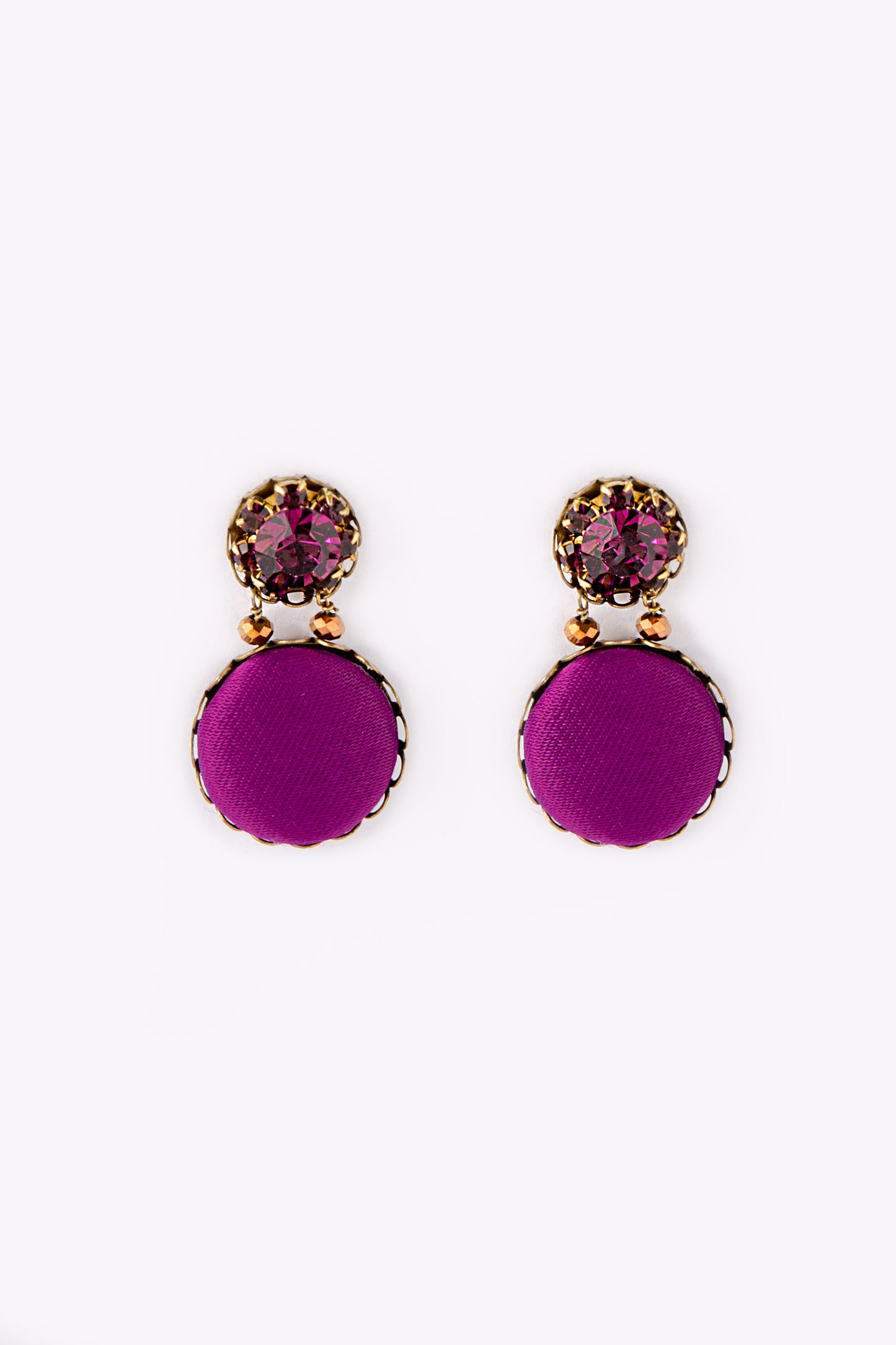 Metropolitan Earring - Genoa Purple Amethyst