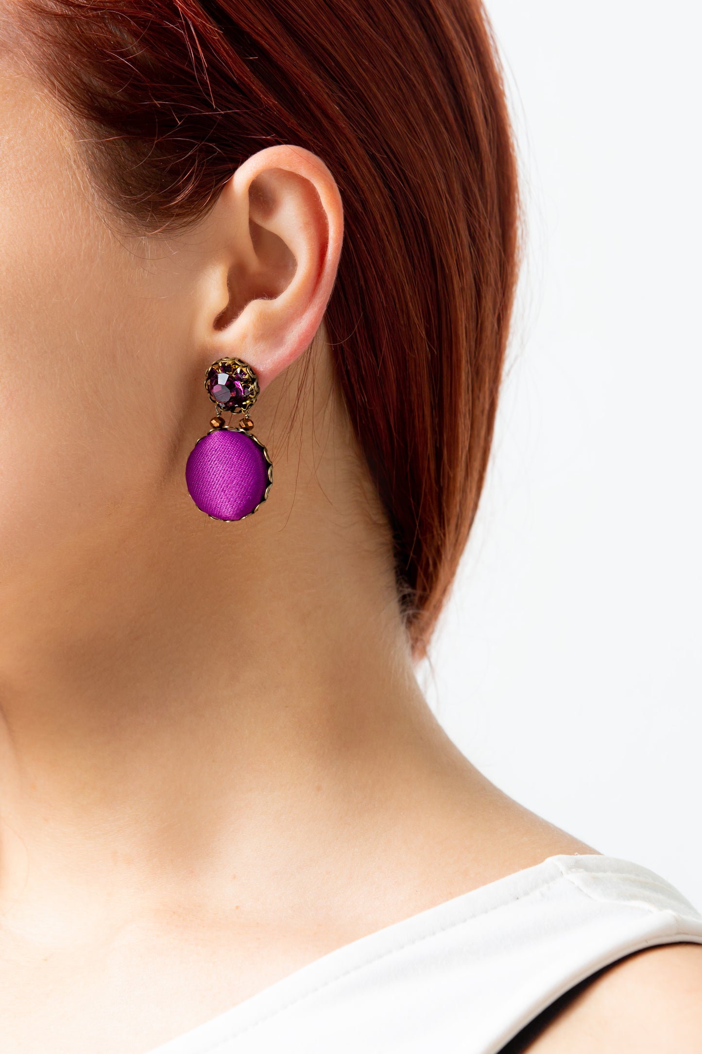 Metropolitan Earring - Genoa Purple Amethyst