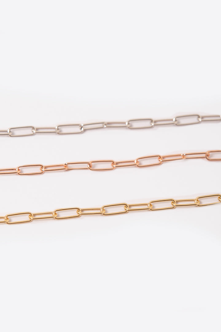 Collana in argento catena