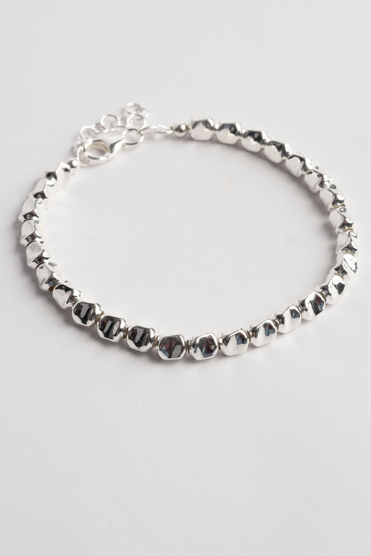 Bracciale sassolini in argento