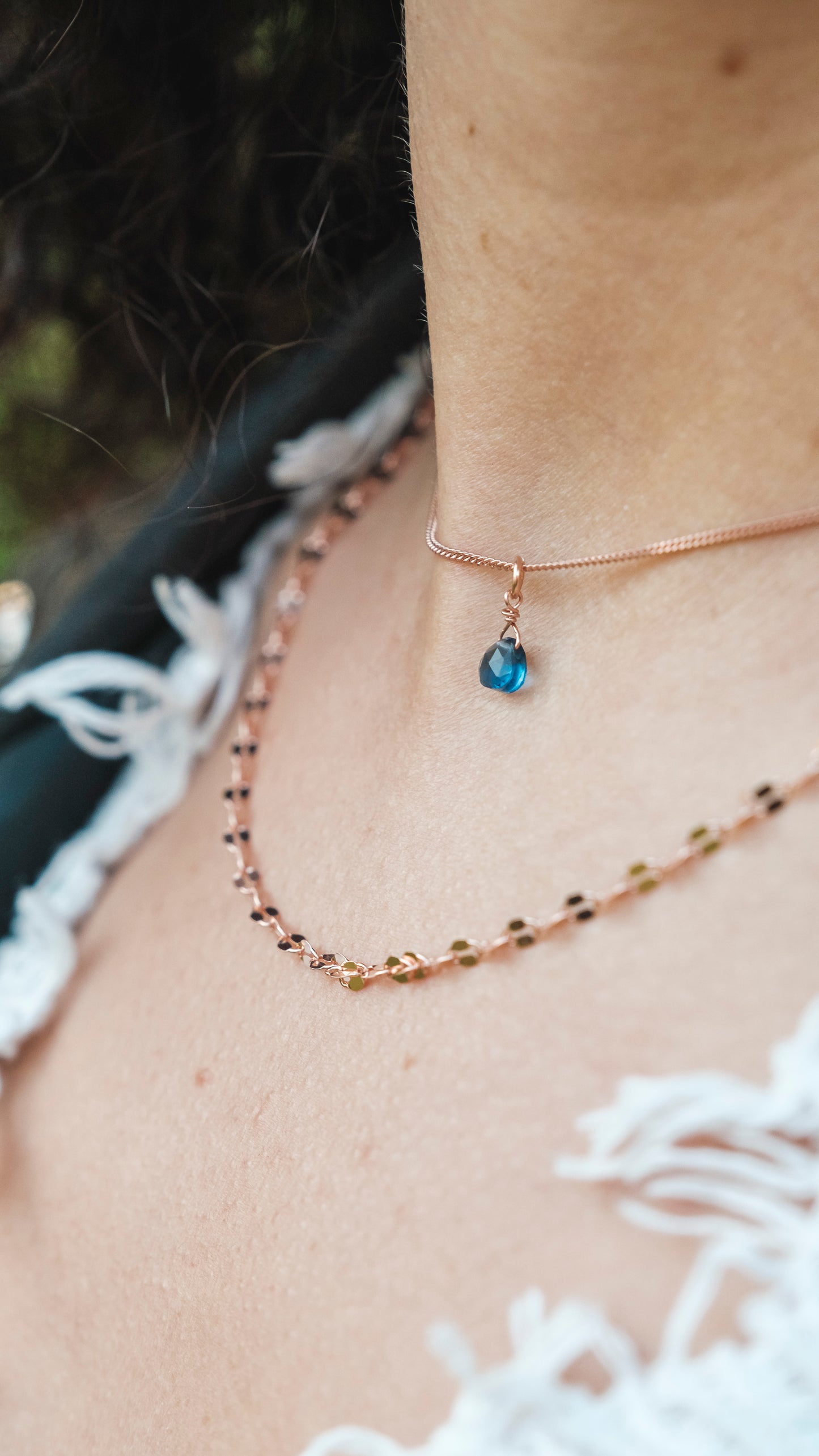 Collana goccia