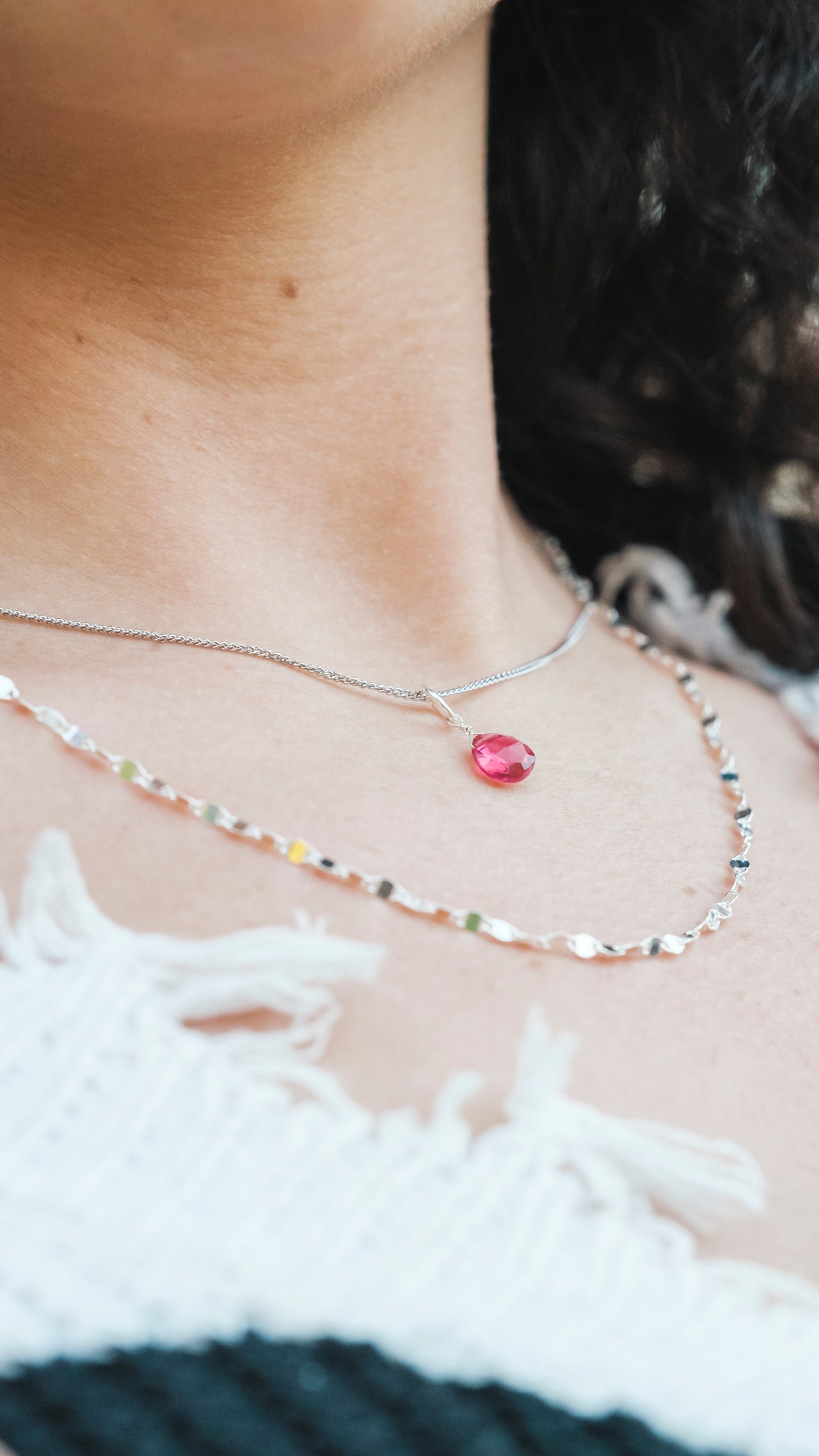 Collana goccia