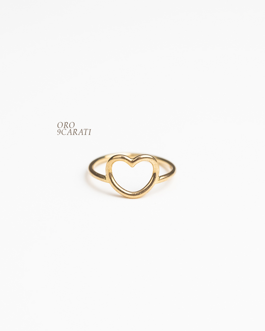 Anello oro cuore
